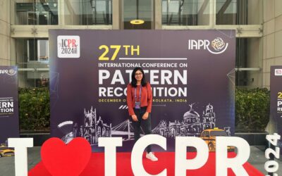 Nilah Nair präsentierte auf der International Conference for Pattern Recognition 2024 in Kolkata (Indien)